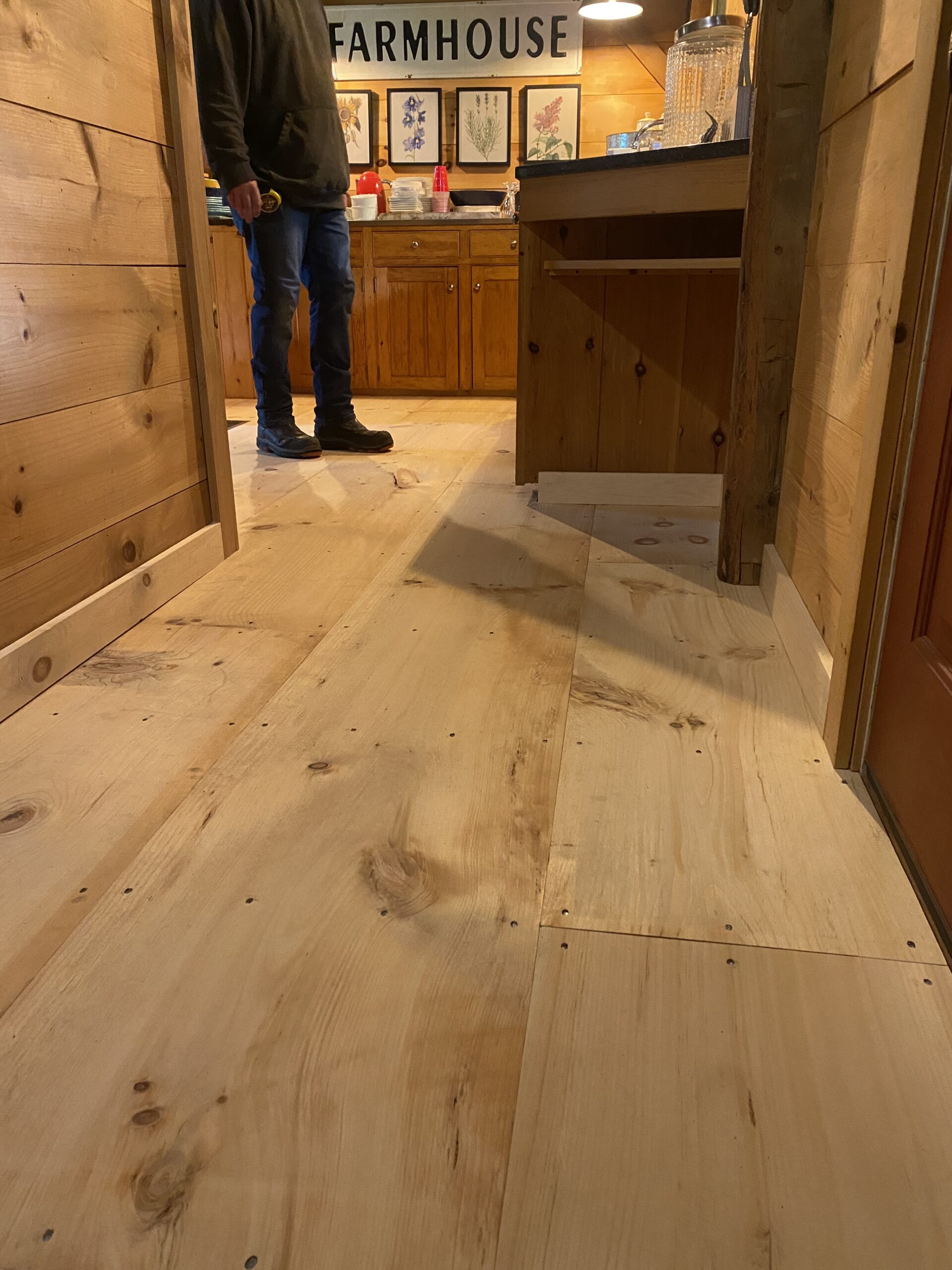 Wide Plank Pine Flooring in Southern, VT - NJS Home Improvement Services